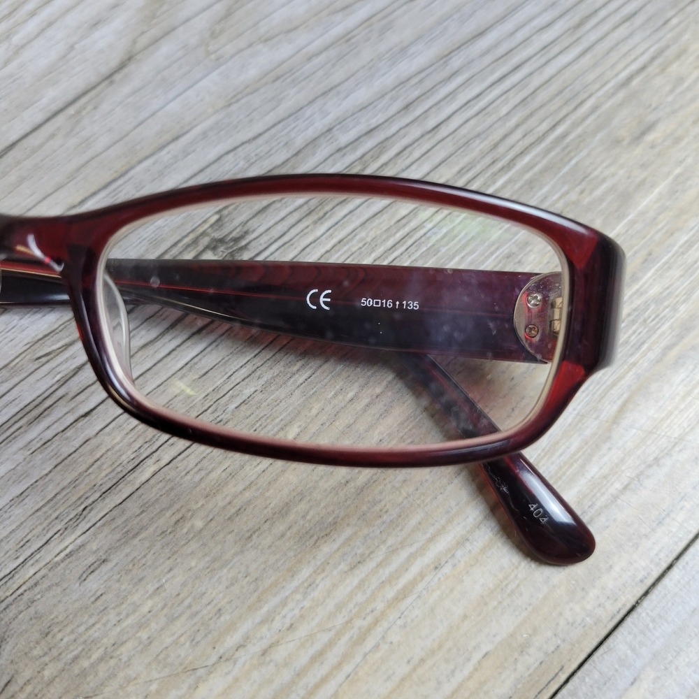 Michael Kors Eyeglasses Frames MK829 Burgundy Rectangular Women 50-16-135 - Picture 10 of 14